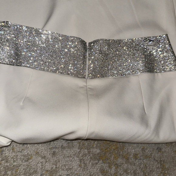 Chic White and Silver Maxi Dress - Picture 9 of 13